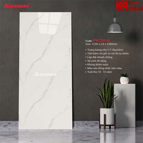 Tấm Ốp Tường PVC Giả Đá Kosmos-2014